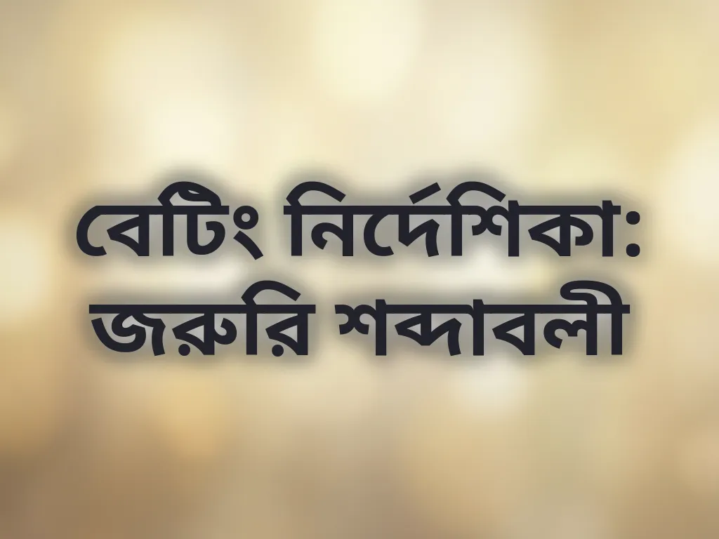 বেটিং টার্মস